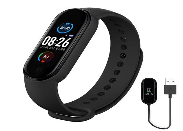 M5 Männer Frauen Smart Band Watch Heart Frequenz Blutdruck Schlafmonitor Bluetoothverbindung für iOS Android7105438