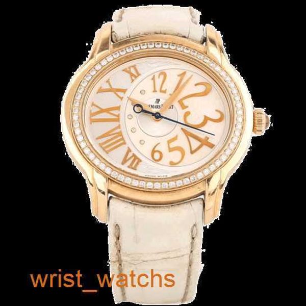Coleção de relógios de pulso AP Millennium Series Máquinas Automáticas de Máquinas Automáticas 18K Rose Gold Diamond Luxury Watch Leisure Business Swiss Watch 77301or.zz.d015cr.01
