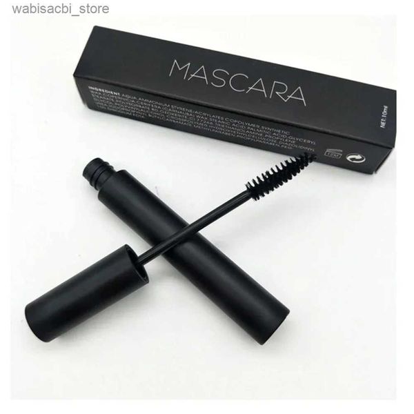 Mascara 10ml Private Label Mascara Custom Bulk Black Color Rundrohr Dicke Curling wasserdicht schnell trocken verlängert schöne Augen Make-up L49