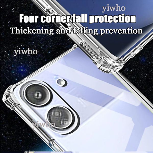 Custodia per telefono -shockproof per Xiaomi Poco C65 C55 CC51 C50 trasparente Pocophone tpu morbido in silicone trasparente C 65 51 55 50 Copertina posteriore