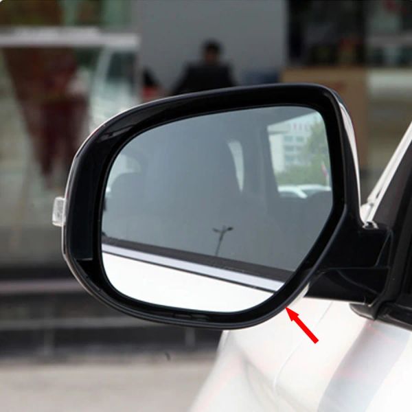 Para Mitsubishi Outlander 2013-2018 Acessórios para carros Mirror Lateral Habitação de arco de vidro Surround Tarder sem orifício da câmera