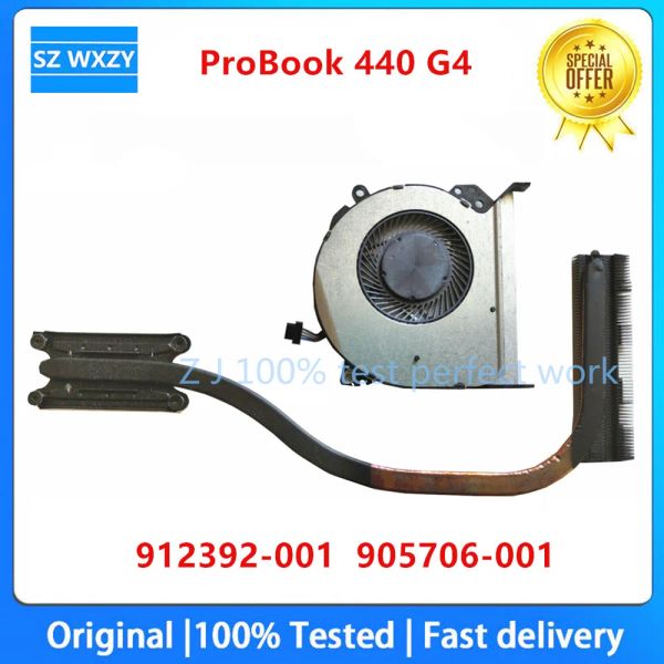 Для HP Probook 440 G4 Laptop Coolers Radiator Fan Fean 912392-001 905706-001 100% протестированный быстрый корабль