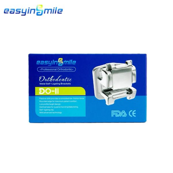 20x EasyInsMile Dental Orhto Материал для металлического самооценка кронштейна Roth / MBT 345 022 Hook Mini Braces