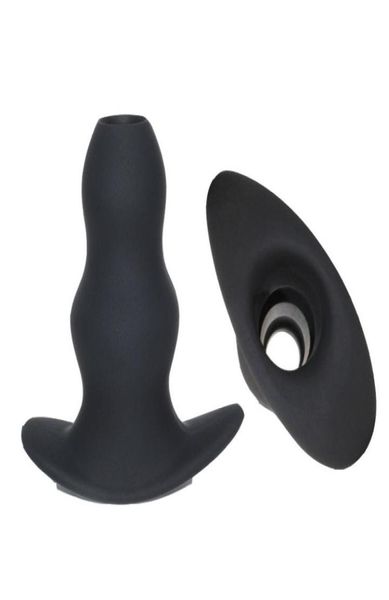 Plug hollow butt especulum especulum de silicone mole bujão g spot ânus plugues enema limpear brinquedos sexuais para homens e mulheres bdsm6854128