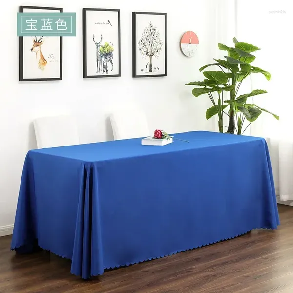 Tischtuch El Hochzeit Tischdecke Setup Stand up Meeting Red Strip Großhandel Rechteck weiß