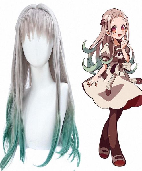 Dianqi Anime Wilet Legato Jibaku Shounen Hanako Kun Cosplay Wigs Nene Yashiro Wig Wig Gradiente Colore Sintetico Wigs Wig7491997