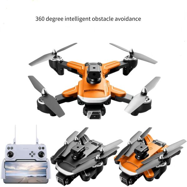 Дроны 360 ° 4K HD Aerial Drone Photography Quadcopter Fourway Oprastce Assentance Folding Duallens Toy RC Aircraft Kid's Holiday