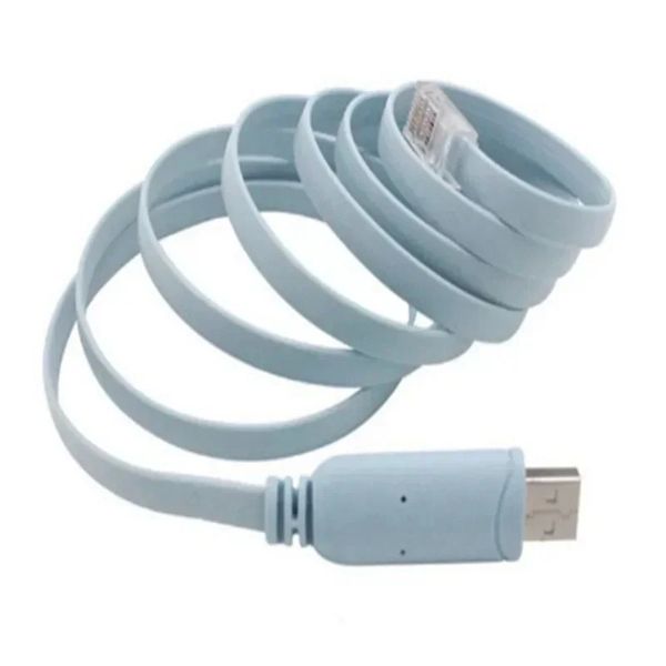 USB Uzantısı RJ45 Konsol Kablosu USB - RJ45 PL2303 CHIP+RS232 Cisco H3C HP Mobil Yönlendirici Adaptörleri için Seviye Değiştirici