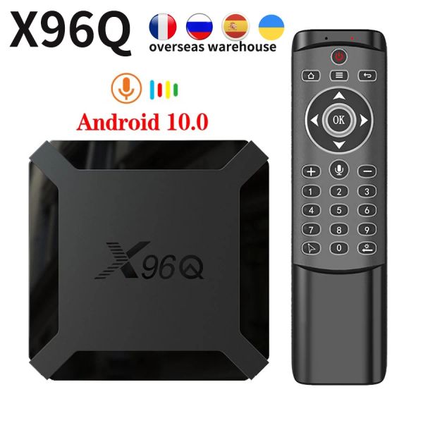 Box Android 10 Smart TV Box x96Q Allwinner H313 Quad Core 4k Media Player Set Top Box x96 Q HDR10 3D Видео HDR10 Overseas Warehouse