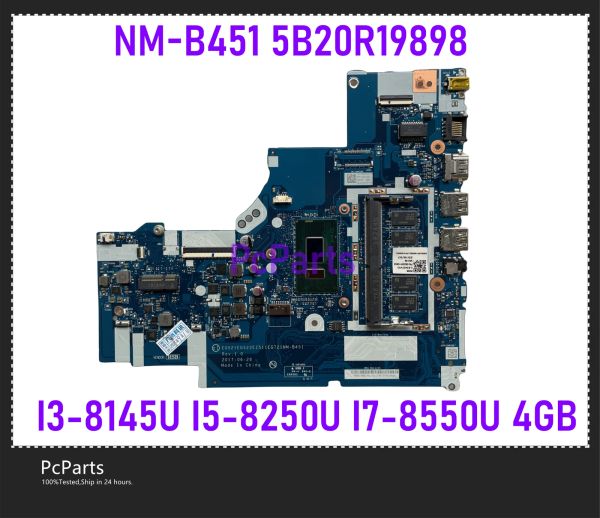 PCPARTS PCPARTS NMB451 5B20R19898 PARA LENOVO IDEAPAD 33015IKB placa -mãe I38145U I58250U I78550U 4GB 5B20R19917 DDR4 MB