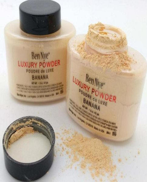 Ben Nye Luxury Powder 42G Yeni Doğal Yüz Gevşek Toz Su geçirmez Besleyici Muz Parlatıcı Uzun Yüz Pudra 5563992