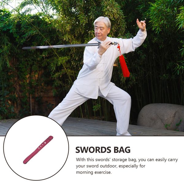 Tai Chi Swords Sets Swords Bag Tragbarer Morgen -Trainiersträger Chinese Kung Fu