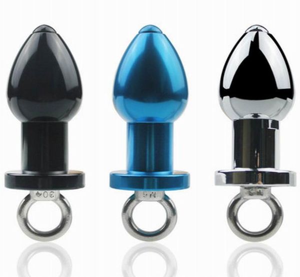 Aluminiumlegierung Analstecker Enemator Metall Vagina Reinigung G Spot Prostata Massage Stecker Anus Dilator Sex Toys Produkt5663246