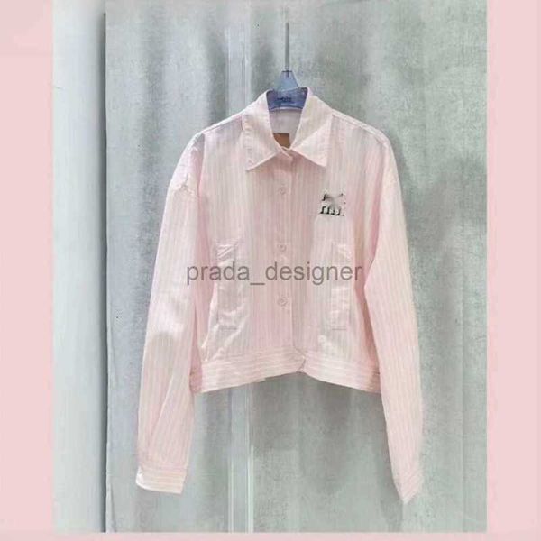 Designer Designer Bloups Feminino camisa camiseta de luxo feminino premium rosa camisa