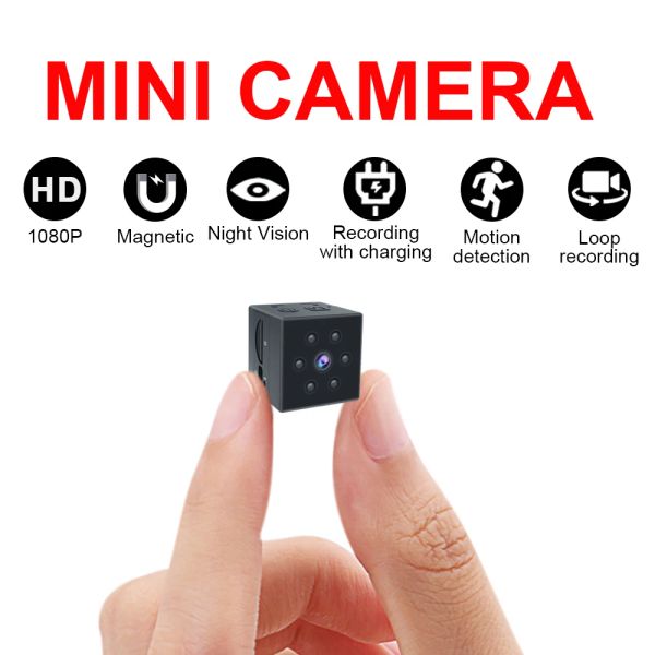 Kameras Sport Mini -Kamera -Auto DVR Motion Micro Camcorder Magnetic Video Loop Recording Mini DV Nachtsicht HD 1080p kleine Kamera