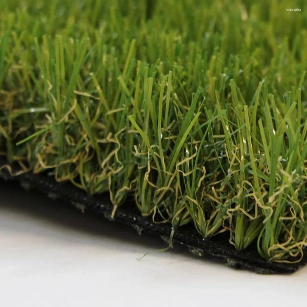 Dekorative Blumen künstlicher Gras Teppich Outdoor Multi Zweck Synthetischer Rasen Innen-/Außenpokat/Gebiet Teppich Matte Grün grün