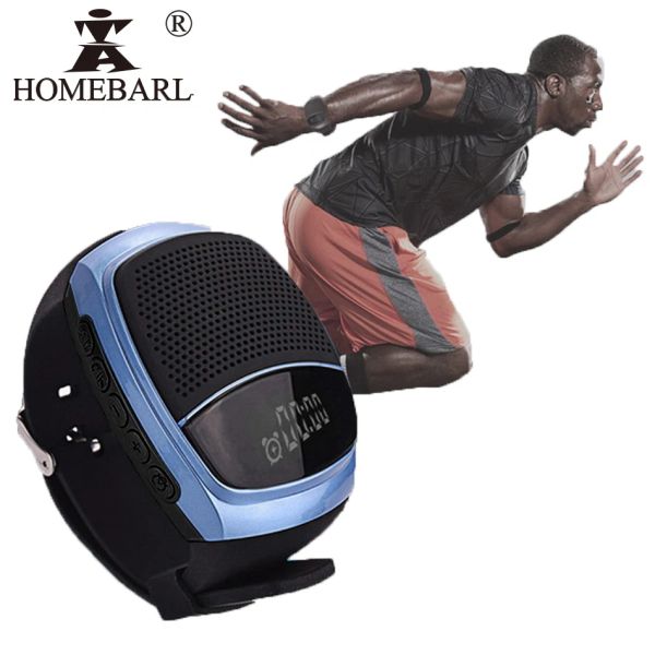 Radyo homebarl b90 koşu bileği el buetooth watch yüksek sesle hoparlör spor müzik fm radyo desteği 8GB 16GB TF Hafıza Kartı PK U6 B20 U3