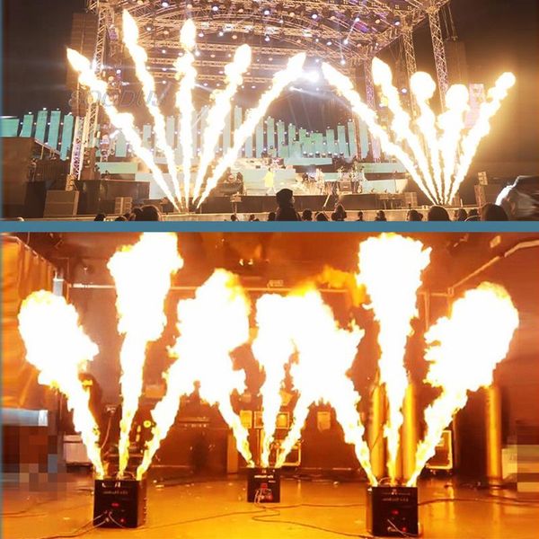 Lights Fire Machine Bühneneffekt DMX 512 Flame Thrower Flame Projector für DJ Outdoor Indoor Bühnenshow mit sicherem Kanal