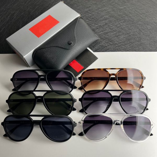 10A Spiegelgespiegelte Qualitätsdesigner Sonnenbrille Klassische Brille Outdoor Beach Sonnenbrille für Mann Frau 6 Farbe Optionaler klassischer Wayfarer Eyewear mit Box