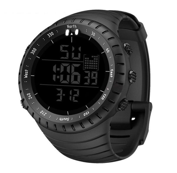 Esporte ao ar livre Watch Digital Watch Sports Sports para homens que executam Stopwatch Militares LED de relógio eletrônico Relógios Men 2204115605283