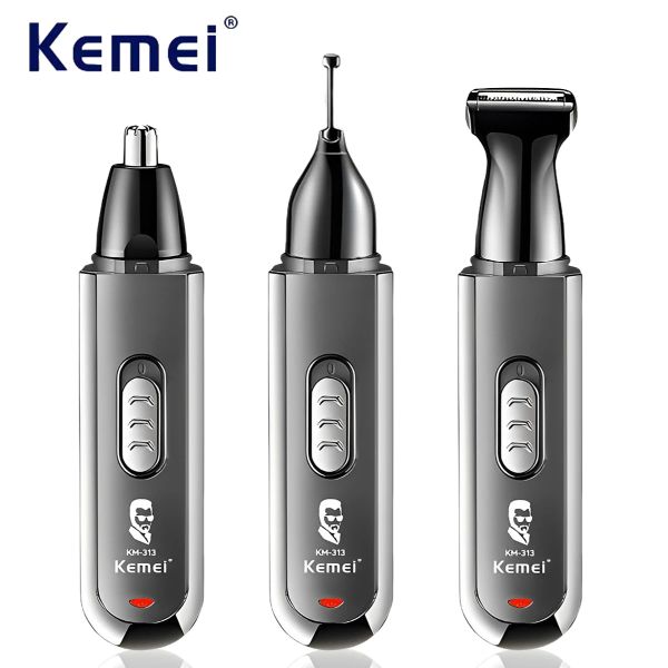 Trimmers Kemei 3 в 1 брови триммер Typec Trimmer Триммер Электрический смену волос Профессиональный USB -зарядка для волос Beaver KM313