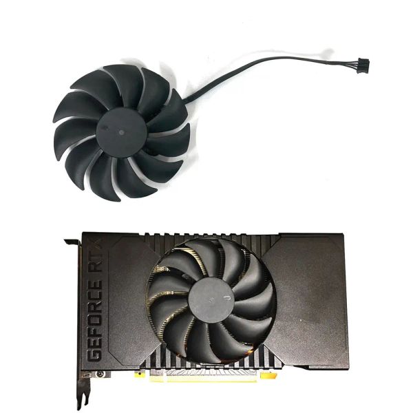 Pads Grassics Fan Fan PVA080E12R DC12V 0,50A 4PIN GPU COOLER для HP GTX 1650 Super Mini RTX 2060 Super Graphics Carr