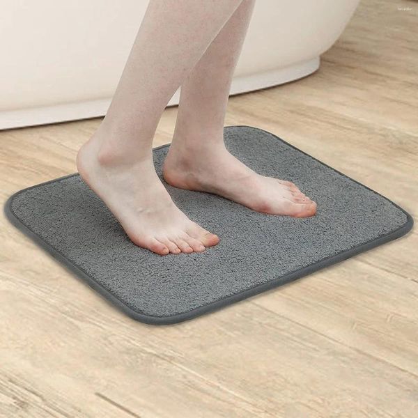 Teppichtypen vor Haustür Toilette Teppich Teppich Fuß Matte Anti -Schlupf -Wasser -Absorption und schnelles Trocknen