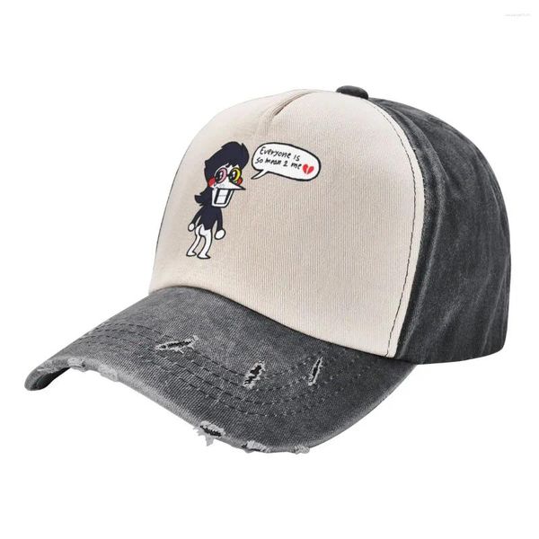 Caps de bola Spamton - Todo mundo é tão mau 2 ME Baseball Cap fofo chapéu de rugby Chapéus para homens