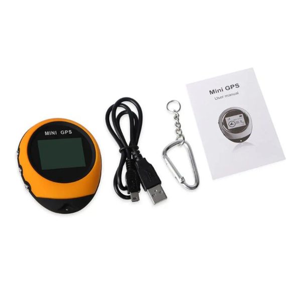 Hot Mini GPS позиционер портатор с спутниковым GPS -позиционером Compass с пряжкой для открытого спортивного путешествия Locator Locator