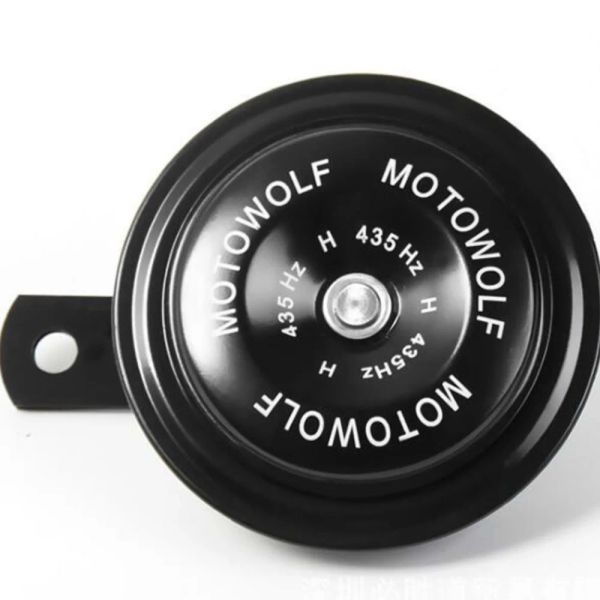 Motocicleta Horn Moto trompete preto alto 12V 110dB MOPADO DE MOPELO DE MOPELO VEÍCELO ELÉTRICO Scooter Horns Air Horns Clorde Classic Classic