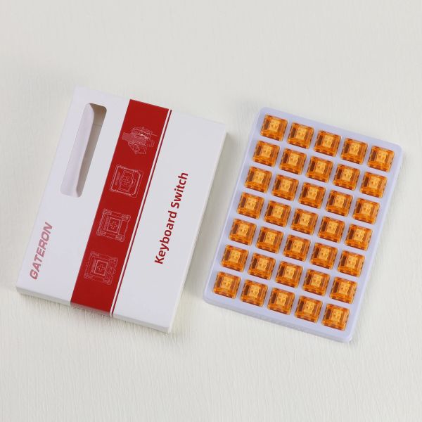 Acessórios Gateron Magnetic Orange Switch linear linear apenas compatível com o teclado FIT Lekker SwitchWooting