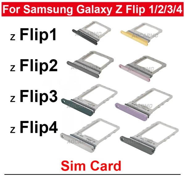 Para Samsung Galaxy Z Flip 1 2 3 4 Z Flip2 Flip3 Flip4 SIM Card F7000 F7070 F7110 SIM Bandejante