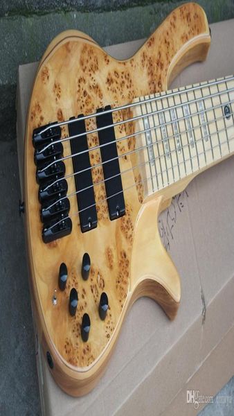 6 Strings Bass Guitar com Hardwares2 Black24 Fretsrosewood Artlebondbonddilated acordes LenGhoffering Services personalizados3847953