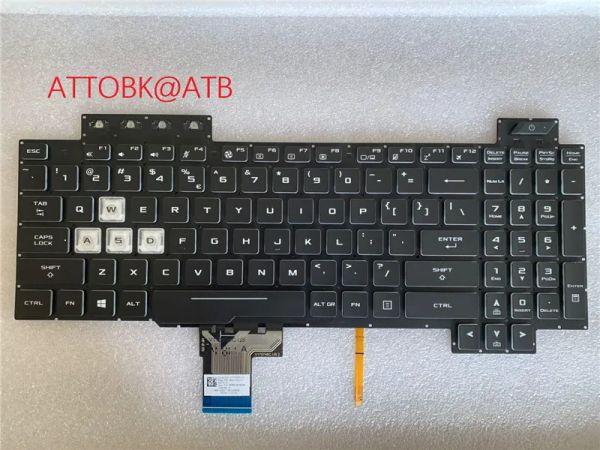 Teclados Ru/EUA/UK Teclado de laptop para asus tuf fx505 fx505dy fx505dt fx505gm fx705 fx95g fx95du fx705dy fx705gm fx705dt rgb luz de fundo