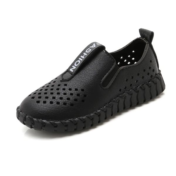 Кроссовки Jgvikoto Boy Leather Shoes For Boys Show Shoe Shoes Kids Conteakers вырезание дышащие Allmatch Soft Boys Loafers Fashion