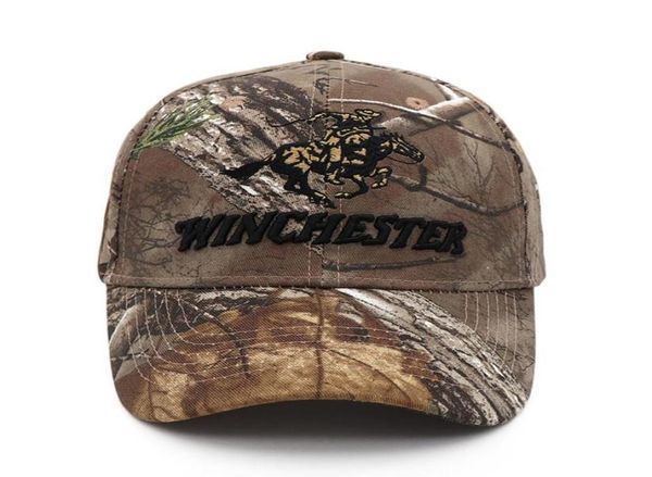 NEU 2021 TACTISCHE WINCHESTER SHOSSING Sport Camo Baseball Cap Fishing Caps Männer Outdoor Jagd Jungle Hut Wanderung Casquette Hats251897028