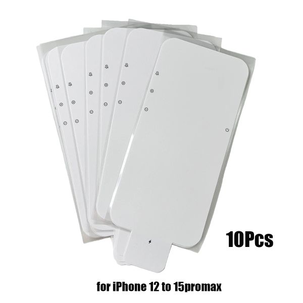 10pcs Nuovo adesivo per pacchetto protettore rinnovato per il telefono cellulare per iPhone 15 14 13 12 Pro Max Front Protective Factory Film