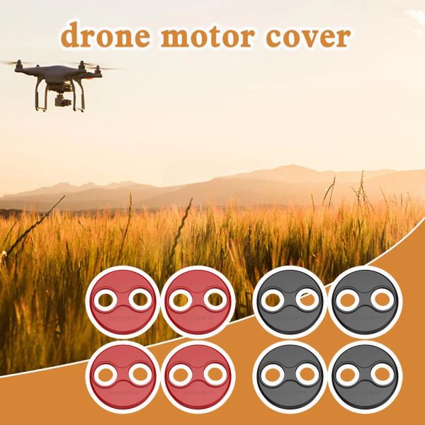 Drones Tampa protetora de protetora do motor de liga de alumínio para Mini/ Mini 3 Motor Pro Evite o Scratch Drone Aces U1E7