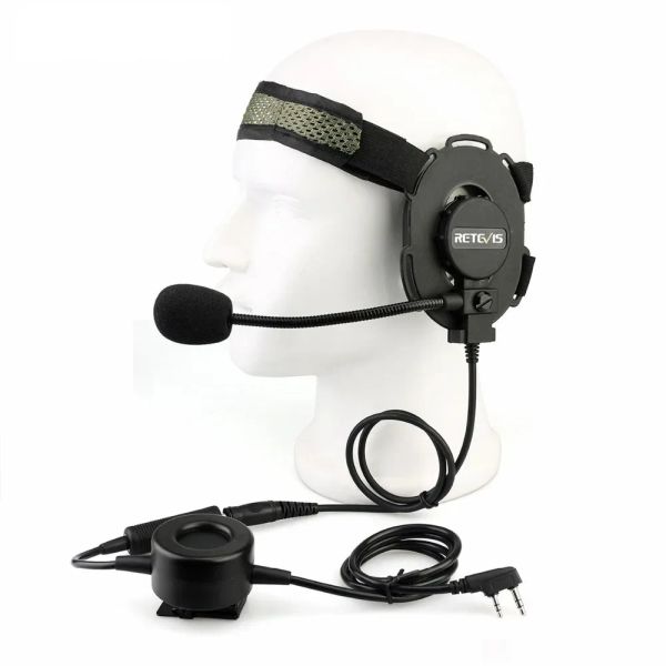 Тактическая гарнитура военная гарнитура Wakie Talkie Airsoft Game Microphone для Kenwood Baofeng UV-5R/Quanssheng UV K5