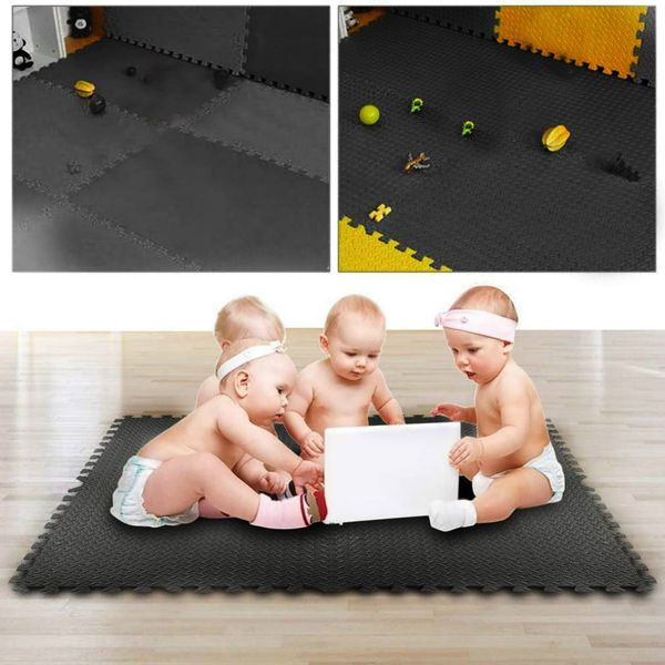 Mat de piso Eva Tiles de espuma Tapa de equipamentos de exercício para academias Yoga Externações ao ar livre Kids Kids Soft Soft Throw Planta do mundo