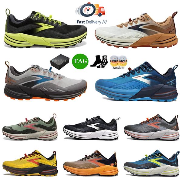 NEWSET Original Cascadia 16 Men Og Brook Trainers Brooks Running Scarpe Designer Lancia 9 Scarpe da tennis Black all'aperto all'aperto Atletic Spezial Women Sports Dhgate Sneaker