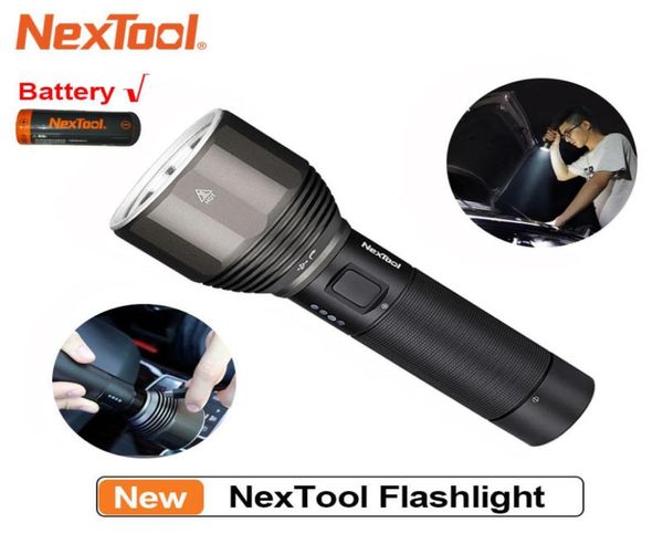 NEXTOOL BEHANDLICHER Taschenlampe 2000LM 380m 5 Modi IPX7 Water of LED Light Typec Saching Torch für Camping 2010194064364262634