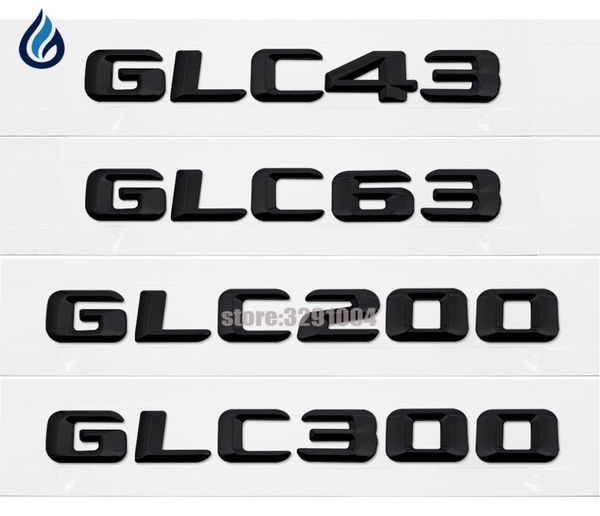 Styling per auto per Mercedes Benz AMG GLC Classe W253 GLC43 GLC63 GLC200 GLC300 EMBLEGGI DI TRUNK PER LEAGGIO BACKGE LOGO Sticker 5424007