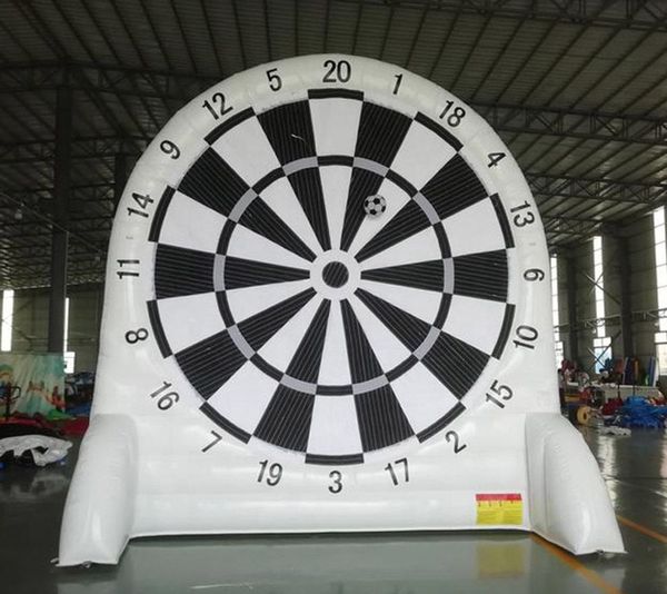 5mh (16,5 piedi) con 6ball di alta qualità Fornitura in Cina di alta qualità Outdoor White Soccer Dart Board Board Kick Golf Golf Game in vendita