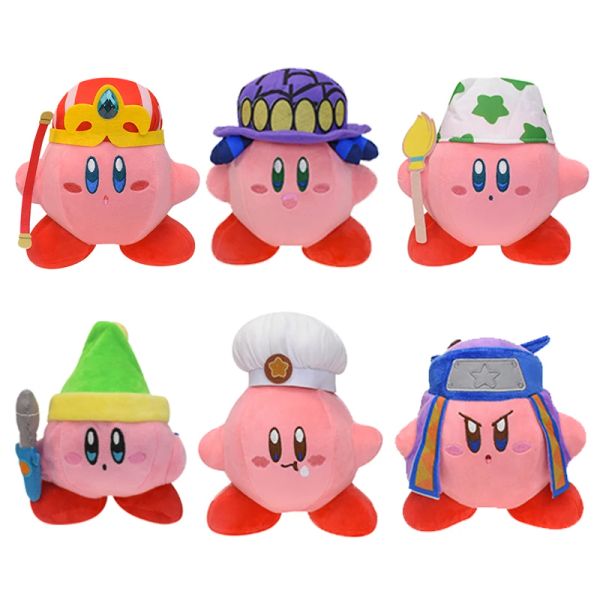 24 stili kirby peluche giocattoli ripieni 12 COSTELLAZIONI SCORPIO Bilancia Kirby Chef Cosplay Toys Adeleine Snowman Christmas Regali di Natale