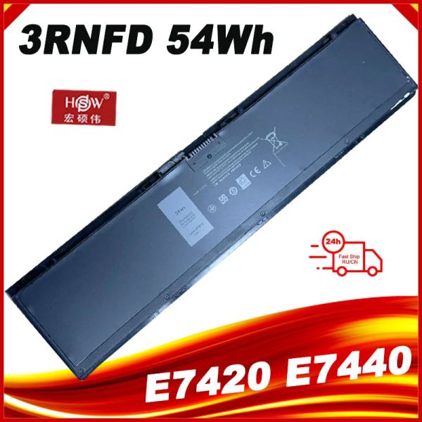 Batterie 7.4v 54Wh 34GKR V8XN3 3RNFD Batteria per laptop per Dell Latitude E7420 E7440 E7450 G95J5 34GKR 0909H5 0G95J5 5K1GW