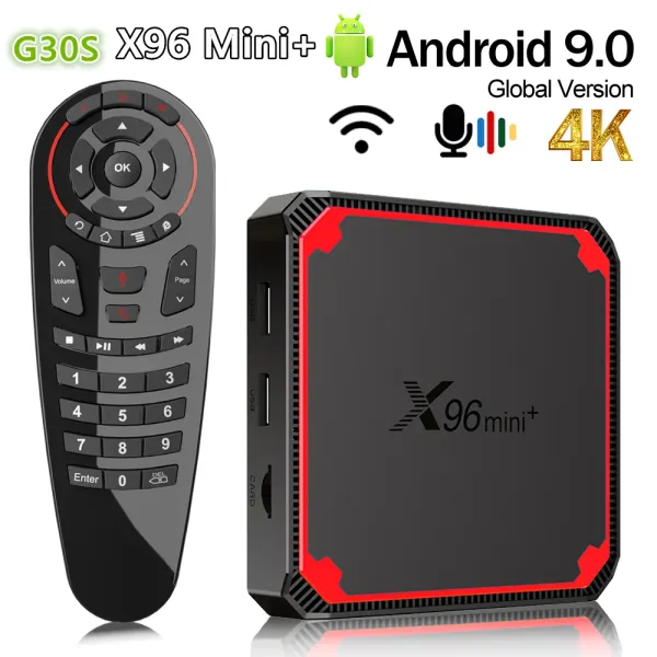 Kutu X96 Mini 5G Android 9.0 Akıllı TV Kutusu Amlogic S905W4 X96Mini Plus 2GB 16GB TVBOX Çift WiFi 4K HD Video Media Player Set Üst Kutusu