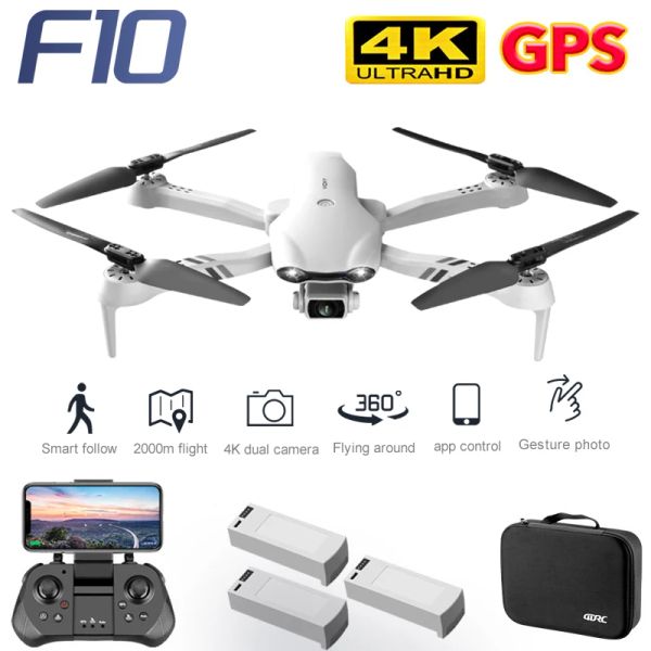 Droni Z50 Nuovo drone F10 DRONE 6K HD Camera GPS 5G WiFi WiFi largo angolo fpv TRASMISSIONE RECOMME TRASMISSIONE Distanza di controllo 2 km Drone professionale