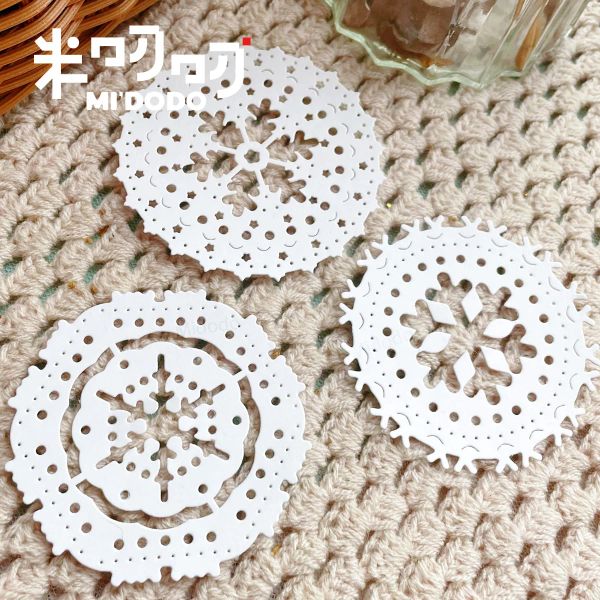 Кружевная металлическая режущаяся выбивка стежка Doily Цветочная кружев