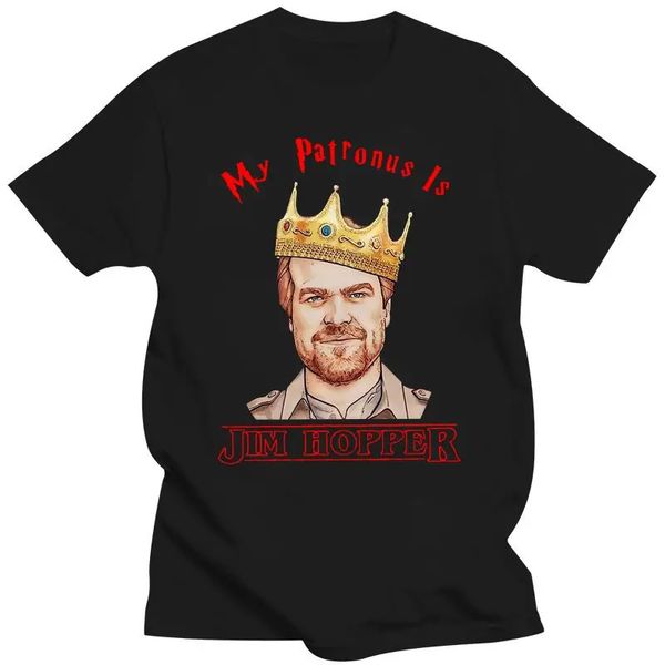 Camiseta estranha coisas meu patrono é Jim Hopper camise